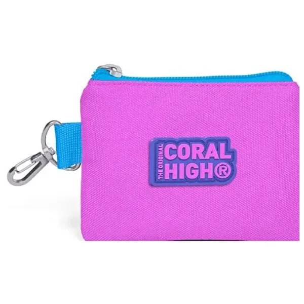 Coral High Pembe Bozuk Para Çantası - Kız Çocuk