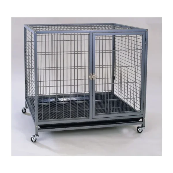 Dayang Köpek Kafesi Galveniz TEKER.95X57X87 - Gri