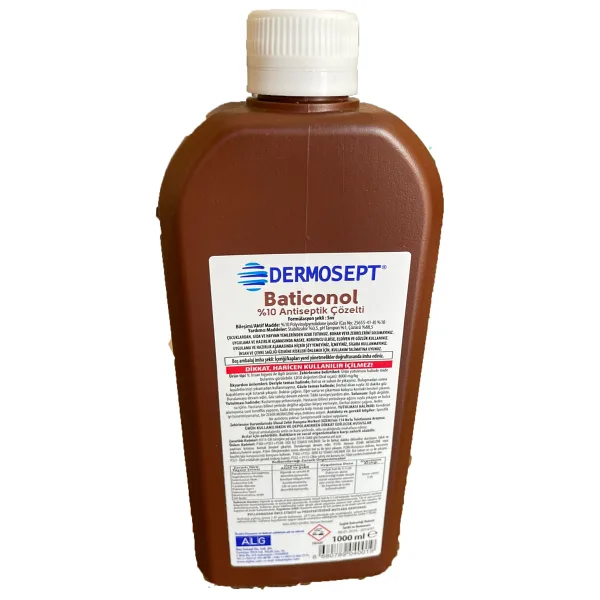 Dermosept Baticonal Antisep-Tik Çözelti 1 Lt Batikon X2 Adet Fsm Medikla