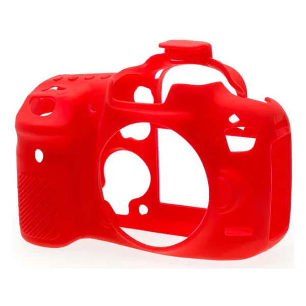 EasyCover Silikon Kılıf (Canon EOS 7D Mark II Kırmızı)