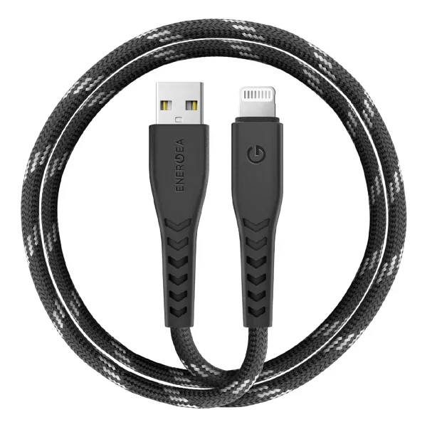 Energea C89 NyloFlex 1.5 m USB to Lightning Hızlı Şarj Kablosu