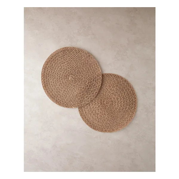English Home Sitty Pp 2'li Amerikan Servis 38 cm Koyu Bej - 38 x 38 cm