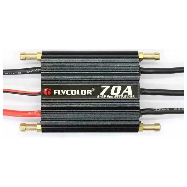 Flycolor Waterproof 70A 2-6S Brushless ESC 5.5V/5A BEC