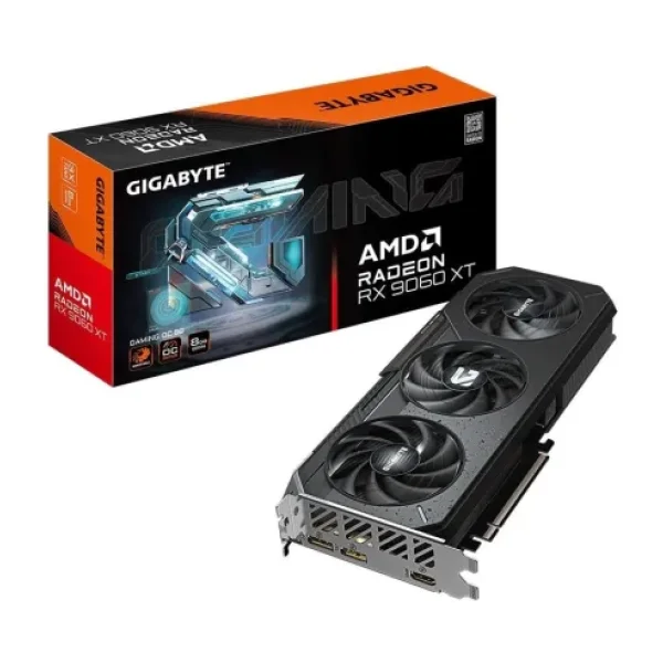 Gigabyte RX 9060 XT Gaming OC 8G GV-R9060XTGAMING OC-8GD 128 Bit GDDR6 8 GB Ekran Kartı
