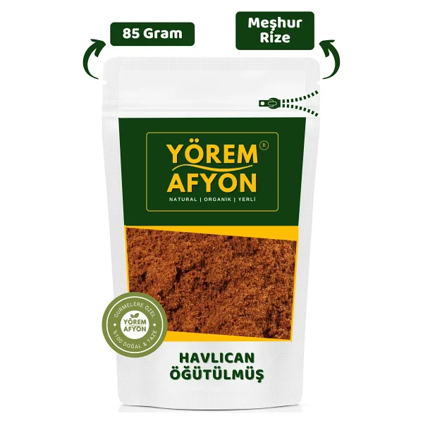 Gülçehre Yörem Afyon Meşhur Rize Yerli Mahsul Öğütülmüş Toz Kök Havlıcan, Havlucan, Kömbe 85gr.