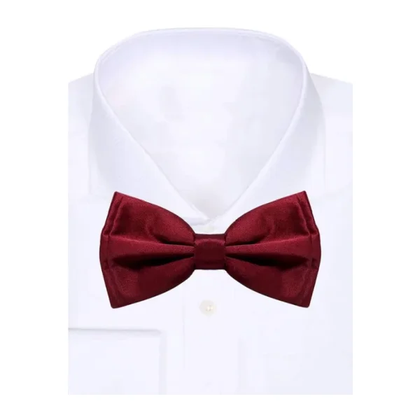 hapshoe Bordo Ayarlanabilir Saten Çocuk ve Bebek Papyonu