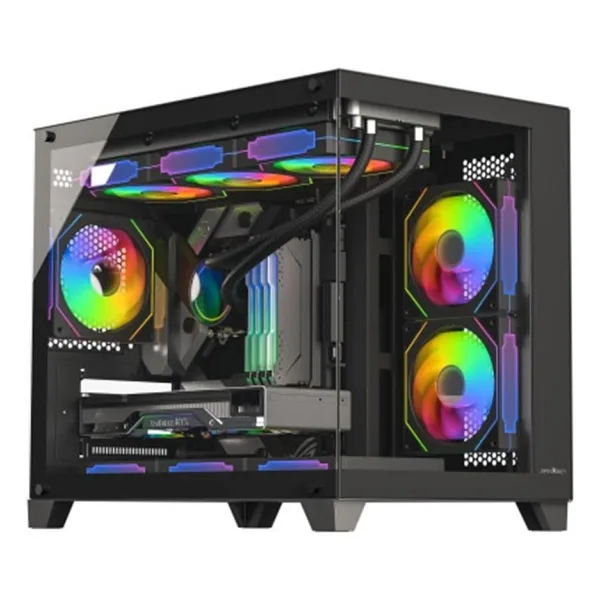 James Donkey Stark S700 ARGB Fanlı 750 W Micro ATX Oyuncu Kasası