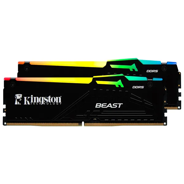Kingston Fury Beast RGB 64 GB (2x32) 5600 MHz CL36 KF556C36BBEAK2/64 DDR5 Ram