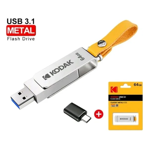 Kodak K133 64 GB USB 3.0 Flash Bellek