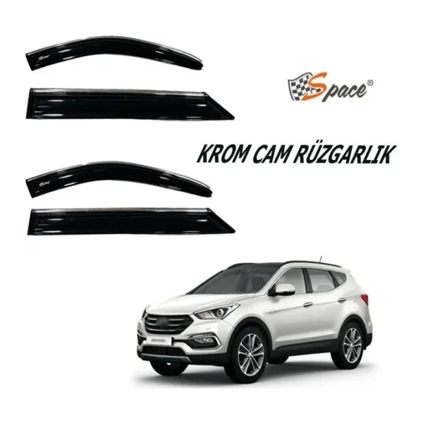 Krom cam rüzgarlığı Hyundai IX35 2018-2021 / CARU414