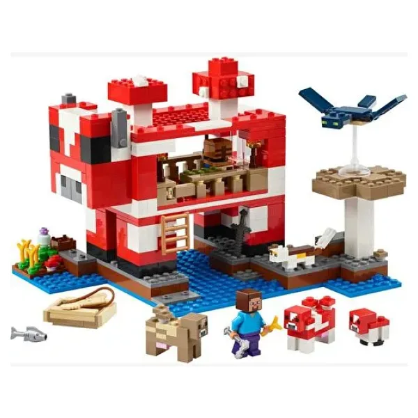 Lego 21270 Minecraft Mooshroom Evi