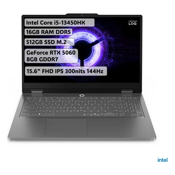 Lenovo LOQ Essential 15IRX11 83SC000TTR i5-13450HX 16 GB 512 GB SSD RTX5060 15.6" Full HD Gamaing Laptop