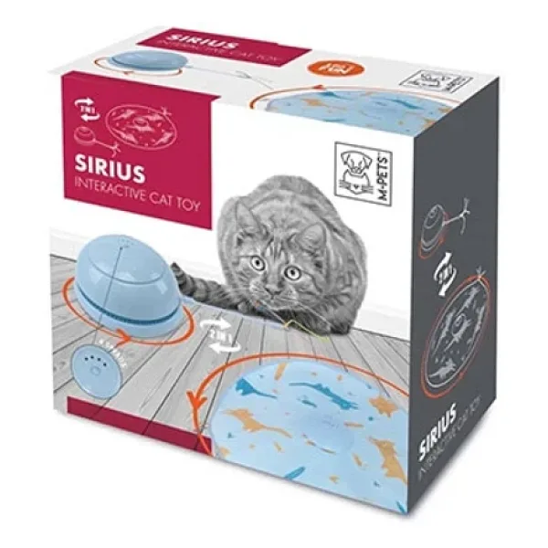 M-PETS Sirius İnteraktif Kedi Oyuncağı Mavi