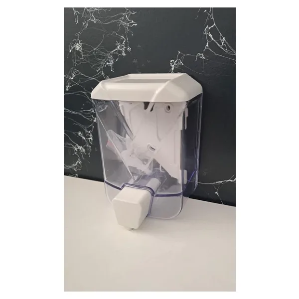 Maxıflow Plastik Sıvı Sabunluk - Şeffaf Mavi 500 Ml ( 13434)