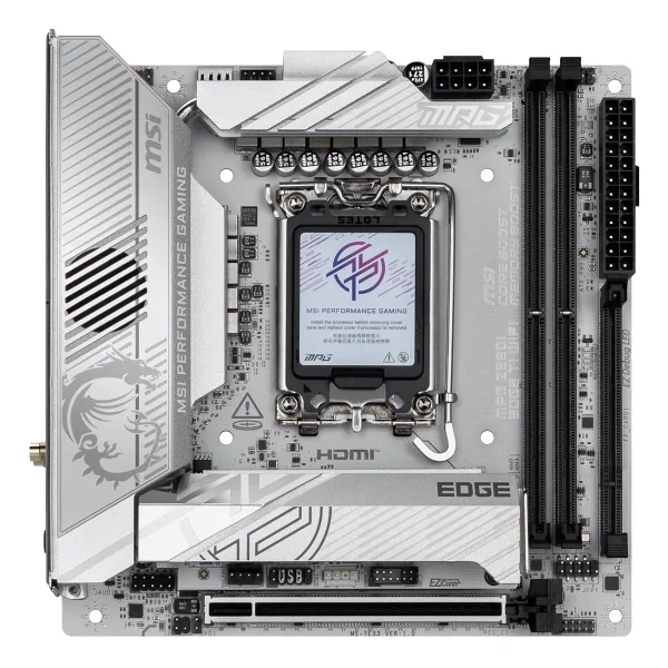 MSI MPG Z890I Edge TI Wi-Fi Intel LGA1851 DDR5 Mini ITX Anakart