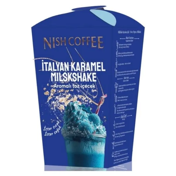 Nish İtalyan Karamel Milkshake Toz İçecek 250 gr