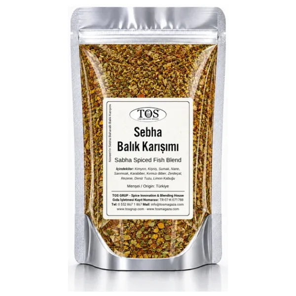 Nisreen'in Sebha Baharatlı Balık Karışımı 100 gr Nisreen's Sabha Spiced Fish Blend