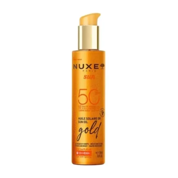 Nuxe Sun Gold Işıltı 150 ml 50 Faktör Bronzlaştırıcı Yağ