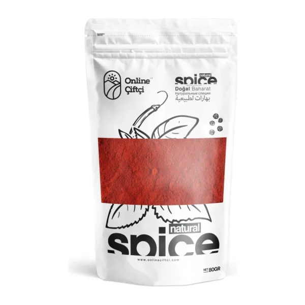 Online Çiftçi Tatlı Kırmızı Toz Biber 80 gr