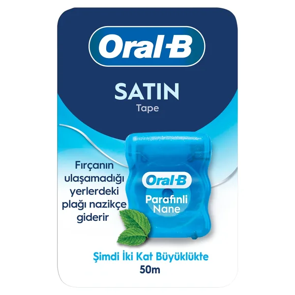 Oral-B Satin Tape Nane Aromalı 50 m Diş İpi