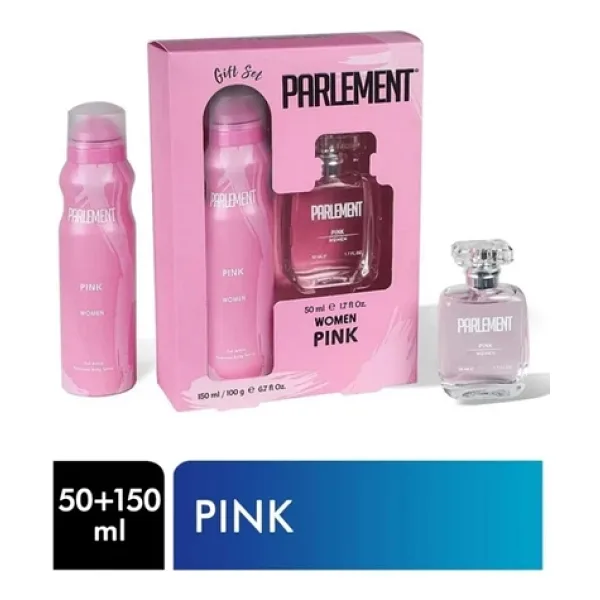 Parlement Pink EDT 50 ml + Deo Sprey 150 ml Kadın Parfüm Seti