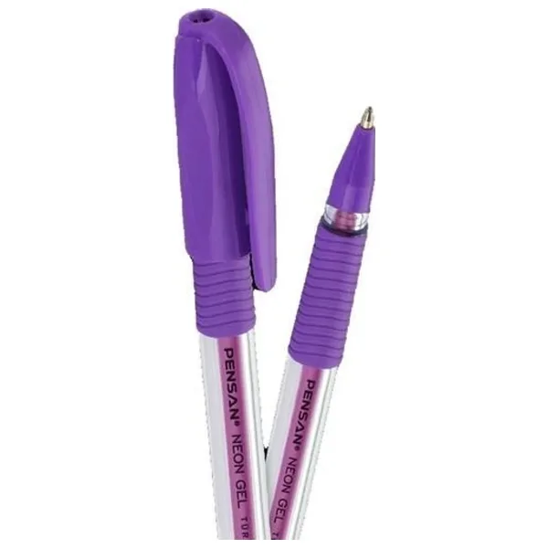 Pensan 1.0 mm Mor Glitter Jel Kalem