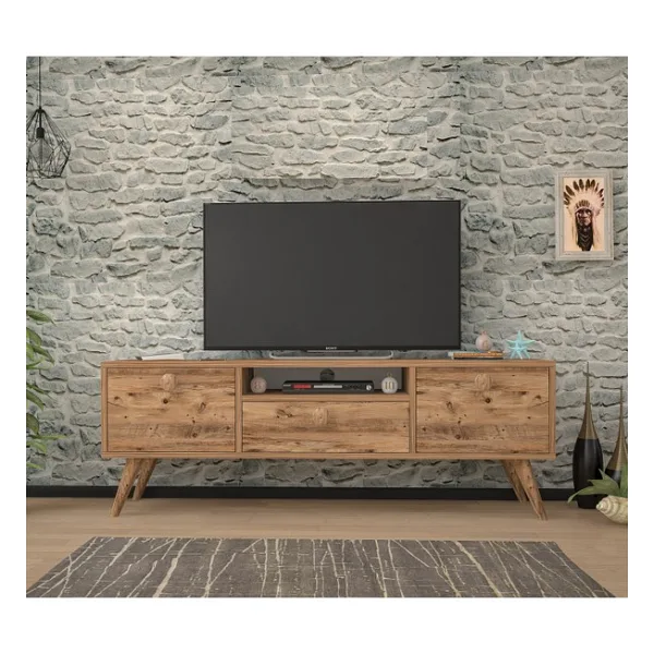 Penta Atlantik Çam 160 cm Tv Sehpası