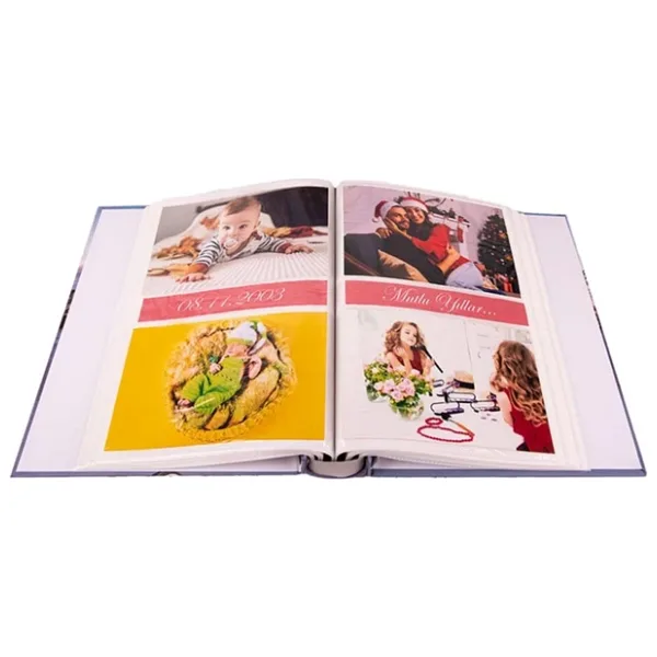 Rabsev Rs038 Fotoğraf Albümü 10x15cm 200'lük Lüx Desenli Kutulu Not Yazılabilir