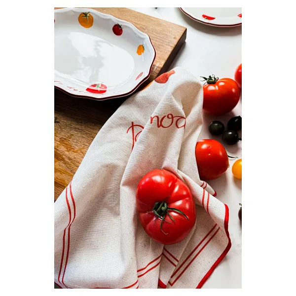 Rakle x Bengi Kurtcebe Pomodoro 2'li Kurulama Bezi 45x60 cm