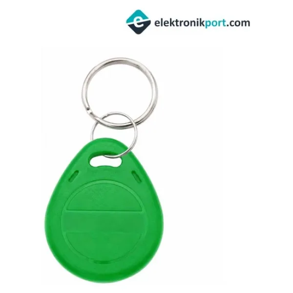 RFID Tekrar Yazılabilir Keyfob Yeşil 125 Khz EM4305 T5577 Anahtarlık Göstergeç Writable Tag