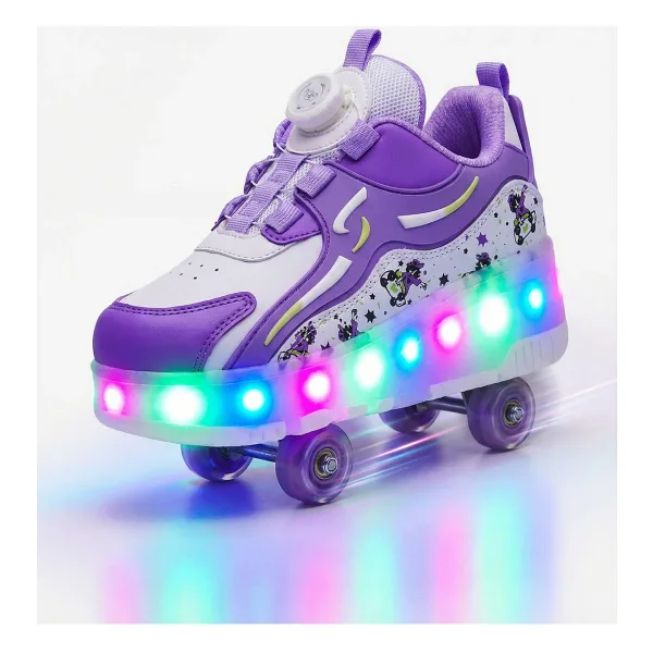 ROCKY PATENLİ IŞIKLI SPOR AYAKKABISI & TEKERLEKLİ SNEAKERS