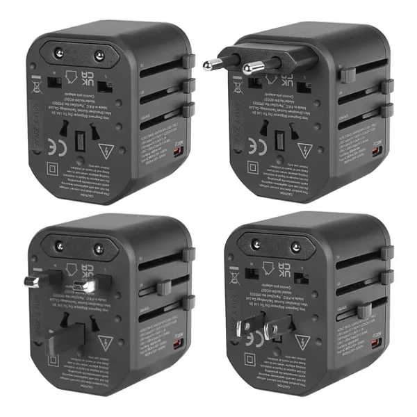 S-link SL-WL20PD 2-USB 20 W Yedek Akım Sigortalı 100-240V Universal Priz Dönüştürücü