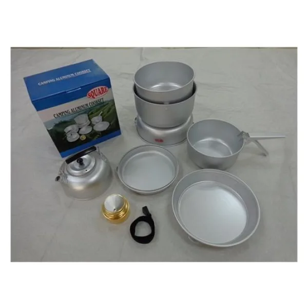 Square A1010K Alkol Ocağı Kamp Yemek Seti