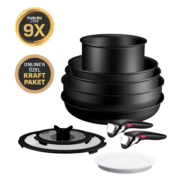 Tefal Ingenio Explore Fusion Core 9X 10 Parça Büyük Tava Ve Tencere Seti