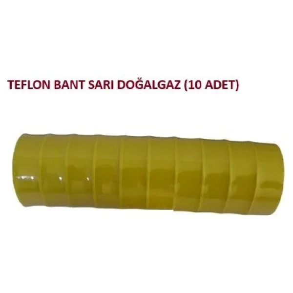 TEFLON BANT SARI DOĞALGAZ (10 ADET)