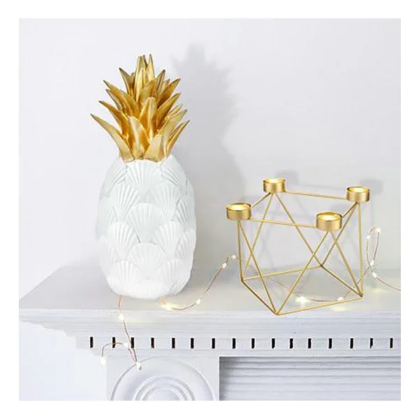 The mia tealight mumluk - dekoratif metal aksesuar mumluk dkr0245