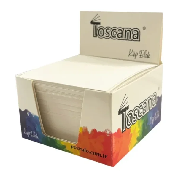 Toscana Küp Blok Not Kağıdı 8x8 Cm 500 Yaprak