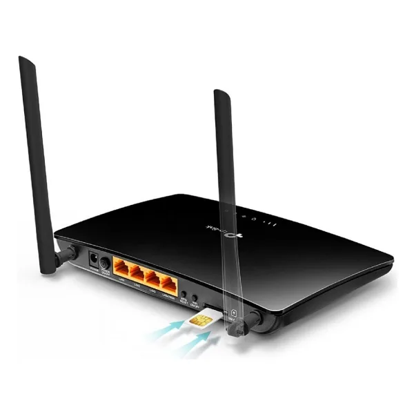 TP-LINK TL-MR6400 300MBPS 4 PORT 2 ANTEN 4G LTE INDOOR SIM KART GİRİŞLİ ROUTER