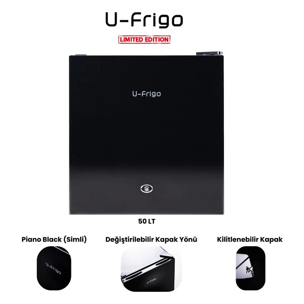 U-Frigo Limited Edition 12-24 V 50 lt Kompresörlü Marin Karavan Buzdolabı