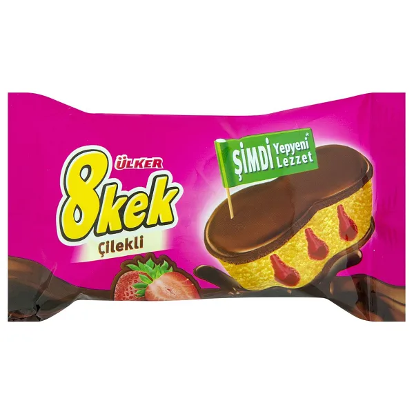 Ülker Dankek 8 Kek Çikolatalı Çilekli 55 gr
