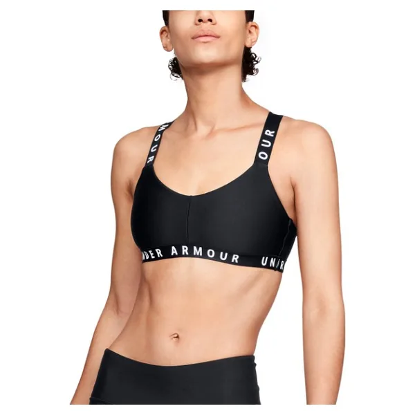 Under Armour Kadın Bra Wordmark Strappy Sportlette 1325613-001 - Siyah-001