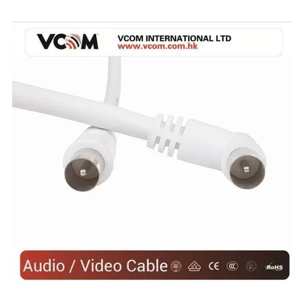VCOM CV601R 5 m Analog TV Uydu Kablosu