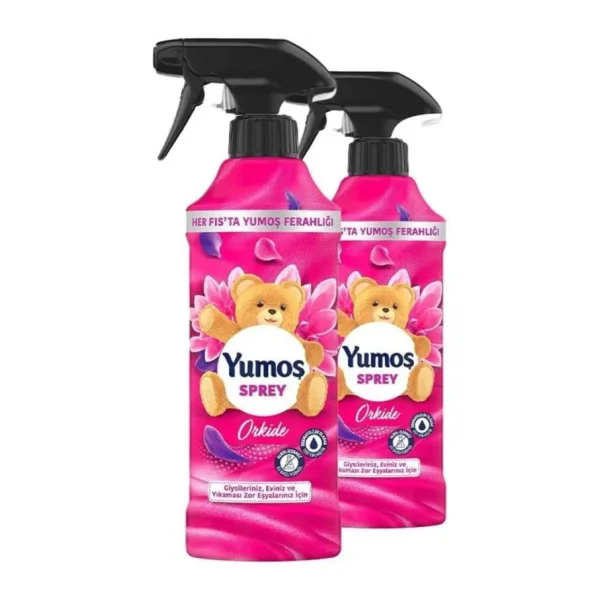 Yumoş Orkide Yıkaması Zor Eşyalar için Sprey 450 ml 2'li