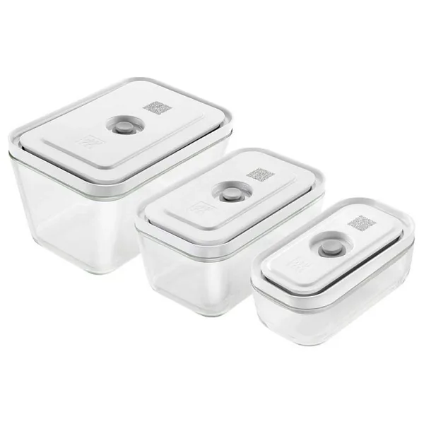Zwilling Fresh & Save S-M-L 3'lü Vakumlu Cam Saklama Kabı
