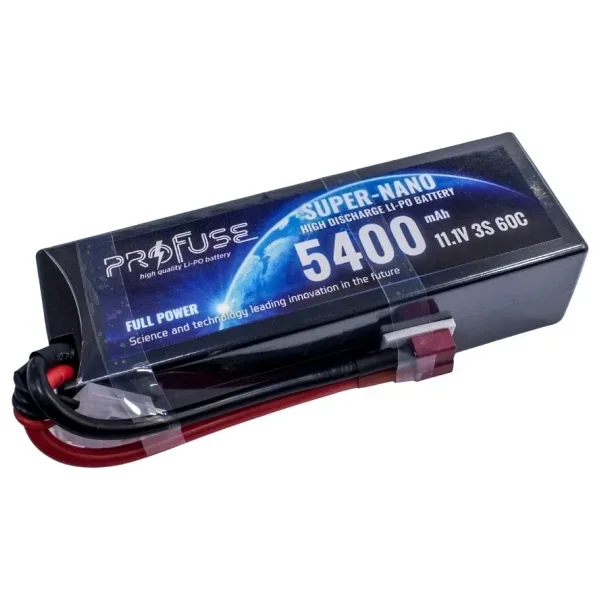 11.1V 3S 5400mAh 60C Lipo Batarya - Kutulu