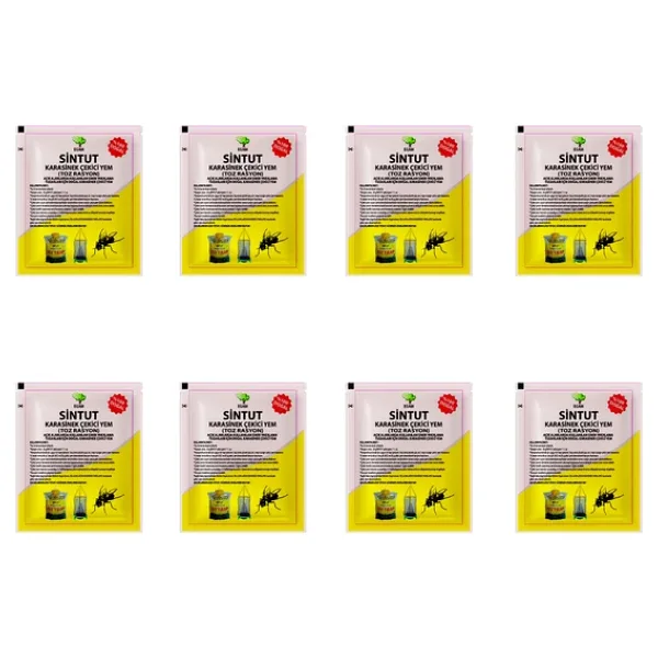 8 adet 25gr Sintut Karasinek Tuzağı için Çekici Yem 200 Gr.