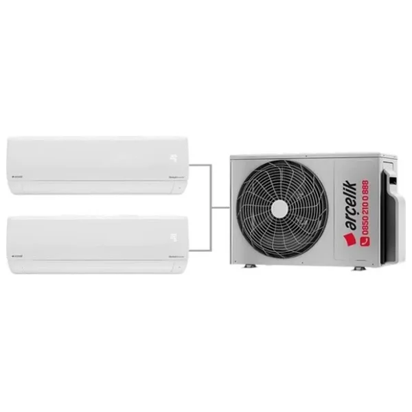 Arçelik Multi Sistem Duvar Tipi 2+1 İnverter 9+12 16000Btu Klima ZM16102-912