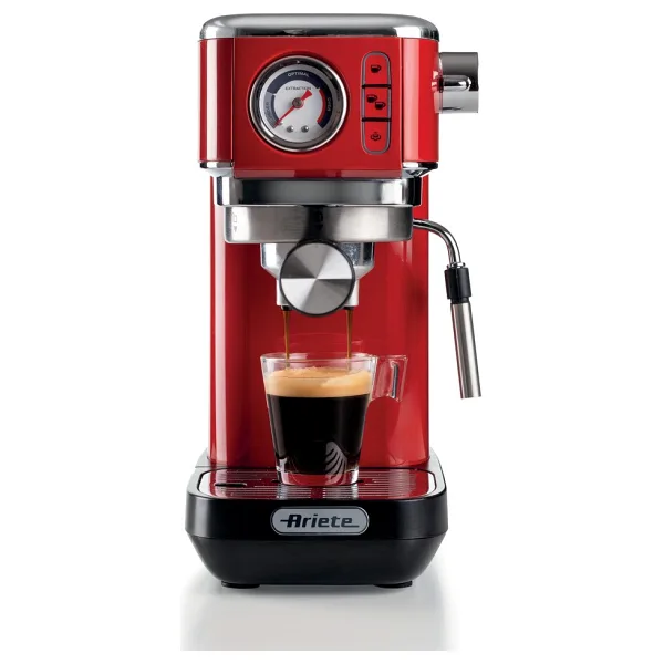 Ariete Moderna Slim 1381/13 Kırmızı Manuel Espresso Makinesi