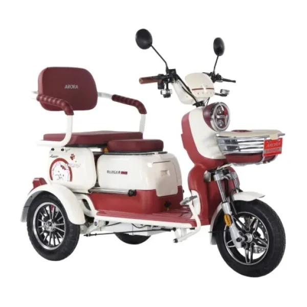 Arora Rüzgar New 900 W 3 Tekerlekli Elektrikli Motosiklet Kırmızı