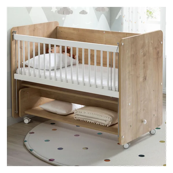 Babywhen BW1091 Pratik Sallanır Tekerlekli Anne Yanı Beşik 60x120 cm